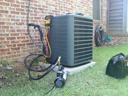 Maintenance on an AC in Roseburg