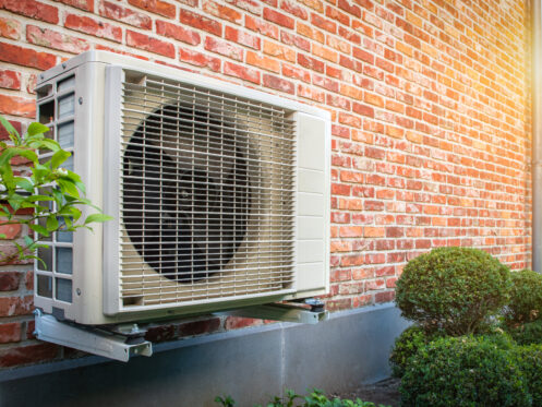 Residential heat pump outdoor unit