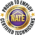 Proud to Employ NATE Certified Technicians